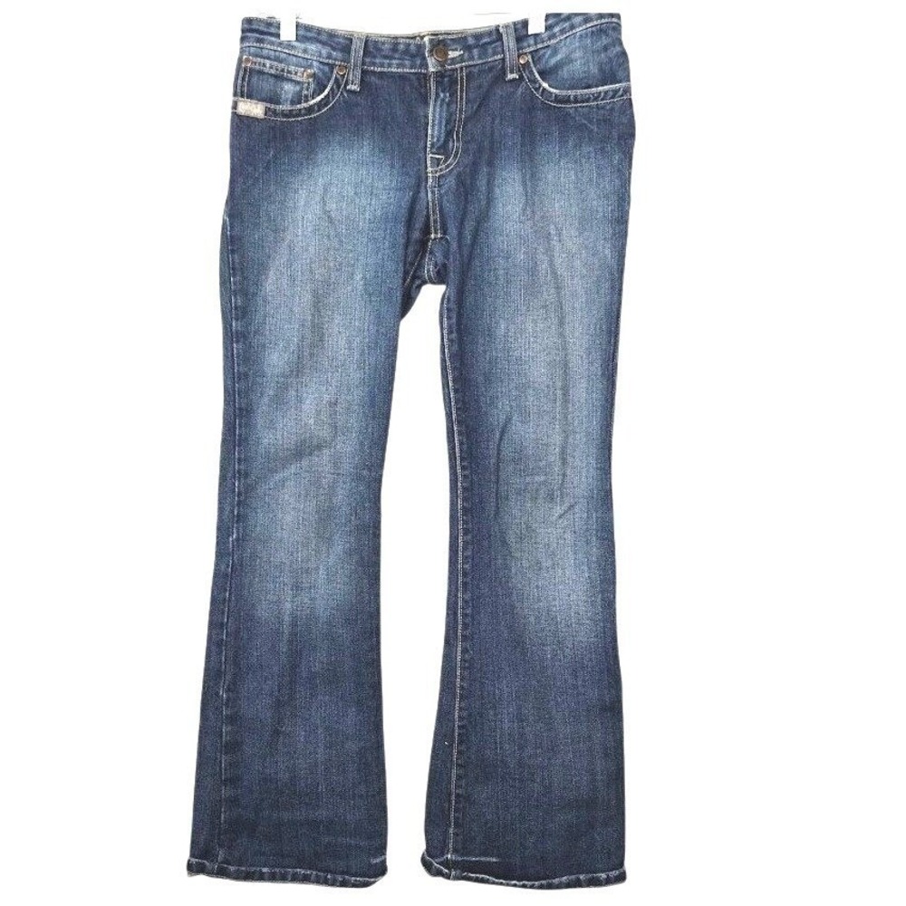 Cruel Girl Womens Bootcut Jeans Low Rise 100% Cotton Western Blue CB64654071 05S